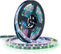 BTF-LIGHTING WS2812B RGB ECO LED Strip, Chasing Effects 5050SMD Individually Addressable 16.4FT 30Pixels/m 150Pixels Flexible Dream Color IP67 for Bedroom DIY Projects DC5V(No Adapter or Controller)