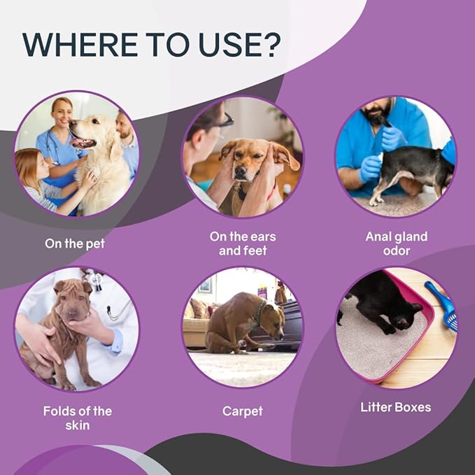 Odorcide Animal Odor Eliminator Refill ⧿ Ready to Use Pet Odor Eliminator for Strong Odor ⧿ Secretions, Spray, Feces & Urine Odor Eliminator ⧿ Safe, Non-Enzymatic Dog & Cat Odor Eliminator (128 oz)-Mewly Pet