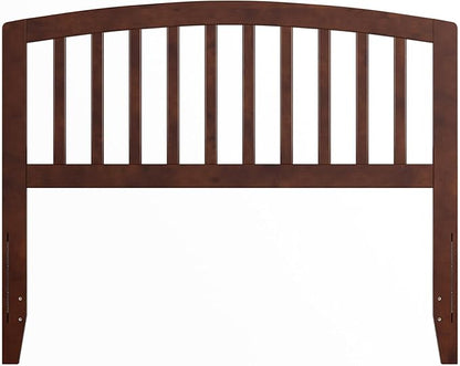 AFI Richmond Full Size Headboard with Attachable Charger in Walnut