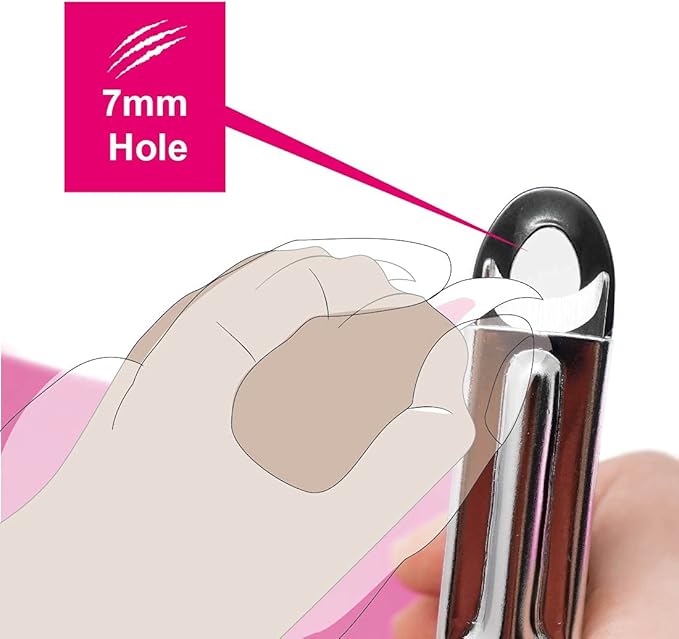 Guillotine Type Dog Nail Clippers for Small and Medium-Sized Dogs, Safety Guard to Avoid Over Cutting, Sharp Stainless Steel Blade (No Coated Handle)-Mewly Pet