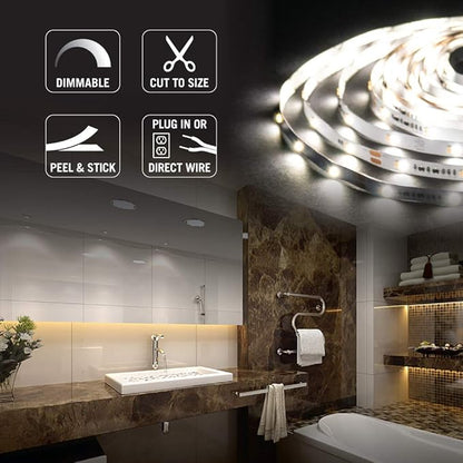 Armacost Lighting 421503 Ribbon Flex Home Dim to Warm LED Tape Light Kit with Remote, 16 ft
