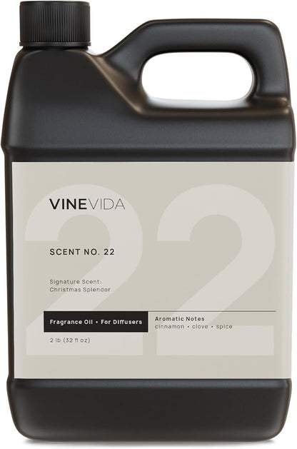VINEVIDA [32 Fl Oz ] Christmas Splendor Fragrance Oil for Cold Air Diffusers, Essential Oils for Diffuser Oil Refill & Air Freshener Room Spray