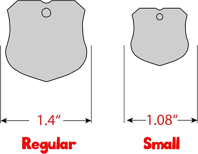 Personalized Dog Tag with 5 Lines of Custom Deep Engraved Durable Stainless Steel Pet ID Name Tag Designer Regular Size Badge-Mewly Pet