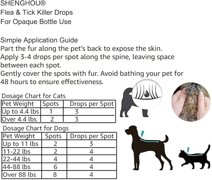 Natural Puppy Flea & Tick Treatment (4-44 lbs) | 9-Month Protection + Free Tools | Vet-Reviewed Formula-Mewly Pet