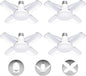 4Pack LED Garage Light Bulb, Mini 50W LED Garage Ceiling Lights 4+1 Adjustable Panels,5000Lumen Garage LED Light Bulb,E26 6500K Daylight LED Shop Lights for Garage,Kitchen,Living Room,Attic Light