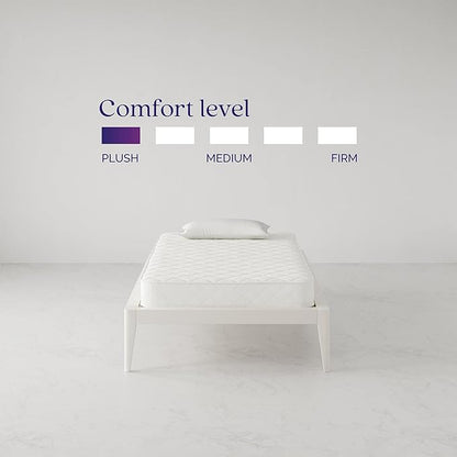 Signature Sleep 6” Coil Mattress made with CertiPUR-US® certified foam , Twin,White