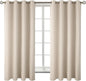 BGment Blackout Curtains - Grommet Thermal Insulated Room Darkening Bedroom and Living Room Curtains, Set of 2 Panels (46 x 63 Inch, Champagne)