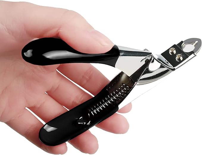 Dog Cat Pets Nail Clippers, Professional Pets Claw Trimmer with Free Nail File, Sharp Stainless Steel Blade, Sturdy Non Slip Handles - for Safe, Professional at Home Grooming-Mewly Pet