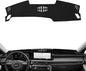 Dash Cover for Hyundai Sonata 2024 2025 2026 (Only fits for 12.3-inch Touchscreen) Flannel Dashboard Cover Nonslip Dash Mat Protector Sunshade No Glare Black