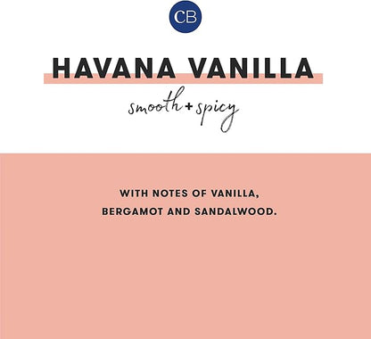 Capri Blue Reed Diffuser - Reed Diffuser Set Includes Scented Oil, Sticks, and Mercury Iridescent Glass Bottle - Home Decor Room Fresheners - Havana Vanilla (5.7 fl oz)