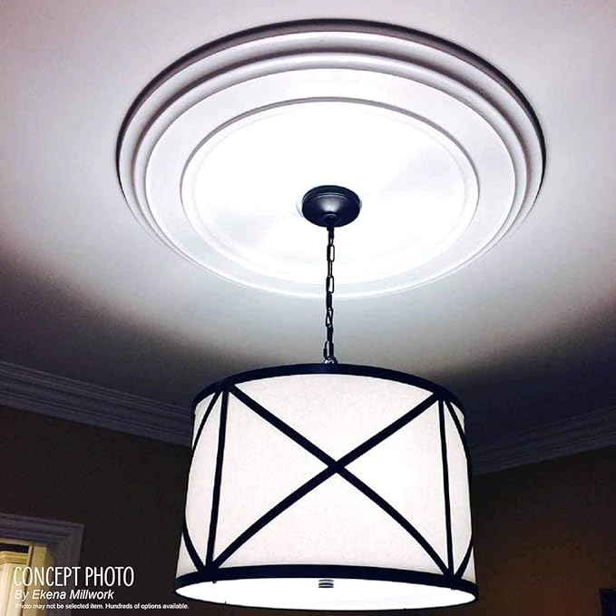 Ekena Millwork CM12BRACS Ceiling Medallion, Antique Copper