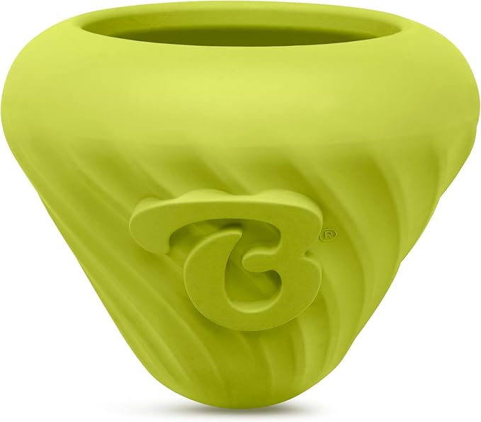 Benebone Natural Rubber Cone Interactive Enrichment Treat Dispensing Dog Toy - Slow Feeder - Great for Meals and Boredom-Mewly Pet