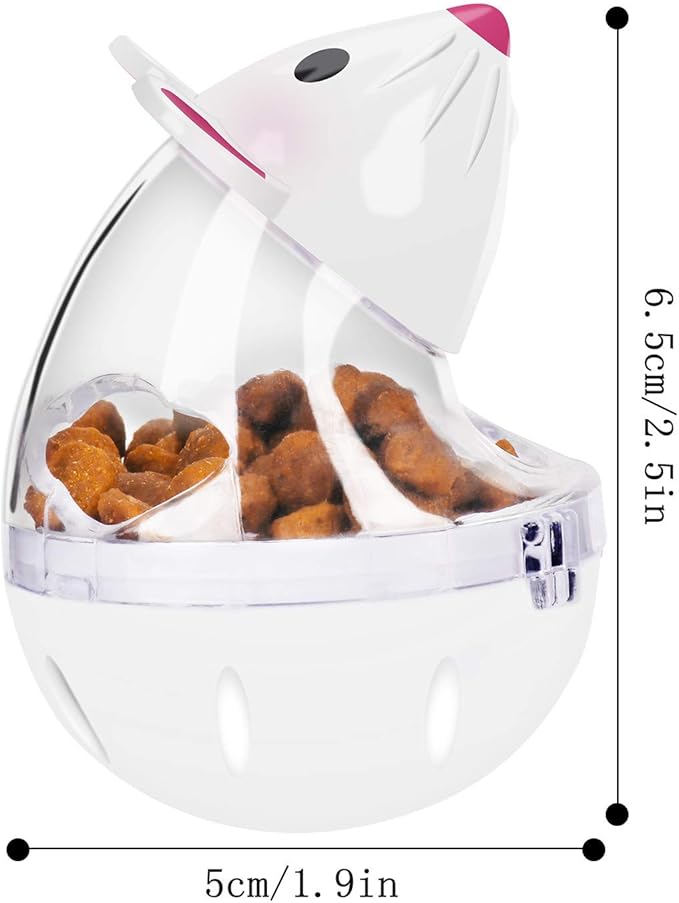 Legendog Cat Slow Feeder Food Ball - Mice Tumbler Shaped Pet Treat Toy for Cats-Mewly Pet