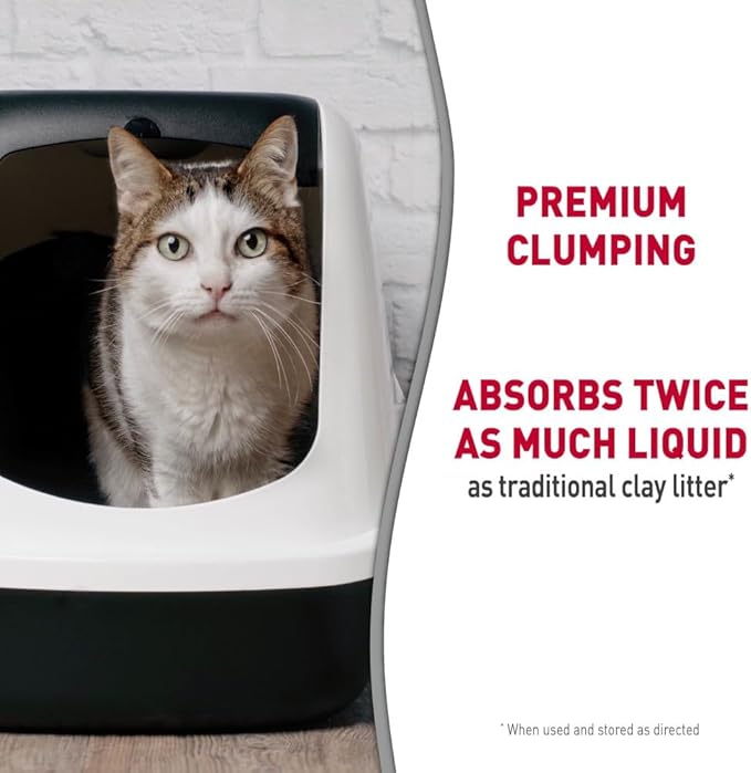 Nature's Miracle Premium Clumping Corn Cob Litter, Tough Odor Bio-Enzymatic Formula, Dust Free, 18lb (2 pack)-Mewly Pet