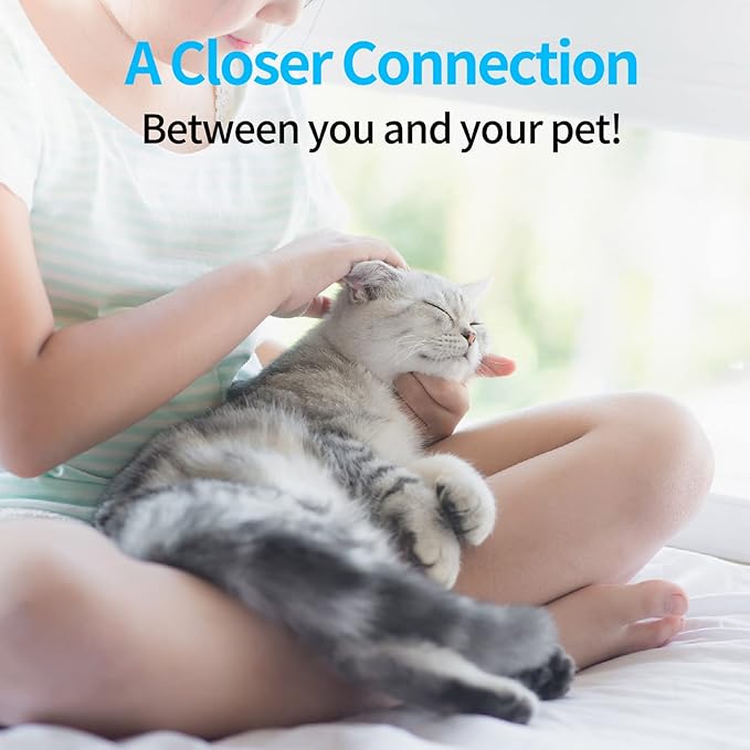 Mooncat Cat Grooming Brush - For Shedding, Long or Short Haired Cats, Removes Mats, Tangles, and Loose Fur - Massage Comb for Indoor Kittens-Mewly Pet