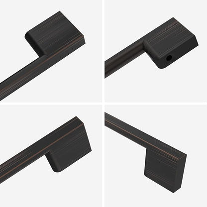 10 Pack Oil Rubbed Bronze Cabinet Pulls 6.25 Inch Cabinet Handles Kitchen Cabinet Hardware Kitchen Handles for Cabinets Bronze Dresser Pulls Drawer Handle