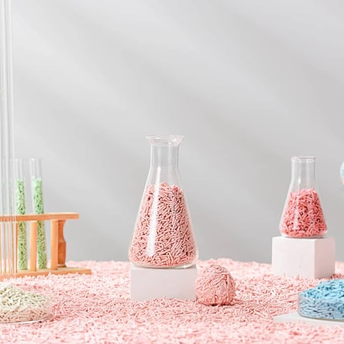 Tofu Cat Litter Natural Clumping Tofu Cat Litter, Fast Clumping and Easily Scoop-able 5.5lb/88oz 5 Scents - Ocean Fresh, 8 Pack-Mewly Pet