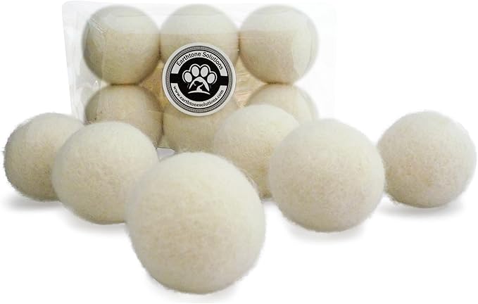 Balls for Cats - Felt Wool Cat Toy Balls for Small Pet Fetch and Play - Eco Friendly Quiet Wool Ball Cat Toy for Cats and Kittens - Choose Your Colors (White)-Mewly Pet