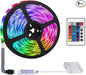 2m/6.6FT Battery Powered Led Strip Lights, LED Strip with 24 Keys Remote Control, RGB Led Rope Lights for Party and DIY Decoration