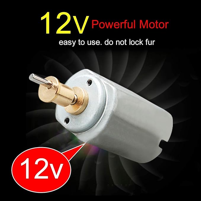 Dog Clippers for Grooming, 12V Pet Hair Clipper, Professional Heavy Duty Pet Grooming Clipper Corded Dog Trimmer for Thick Coats with Guard Combs Brush for Dogs Cats-Mewly Pet