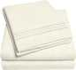 California King Sheet Sets - Breathable Luxury Sheets with Full Elastic & Secure Corner Straps Built In - 1800 Supreme Collection Cal King Deep Pocket Bedding Set, Sheet Set, California King, Ivory