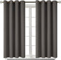 BGment Blackout Curtains for Bedroom - Grommet Thermal Insulated Room Darkening Curtains for Living Room, Set of 2 Panels (52 x 54 Inch, Grey)