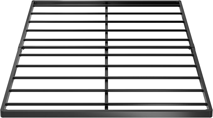 Full Size Box Spring Bed Base 2 Inch, Low Profile Metal Boxspring Full Size Bunkie Board 2 Inch, 3000 Lbs Max Weight Capacity Mattress Foundation, Noise-Free, Easy Assembly