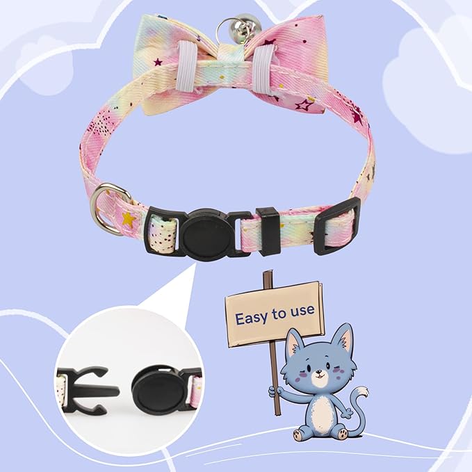 Cat Cone Collar Soft, Adjustable Protective Cats Neck Recovery Cones After Surgery-Mewly Pet