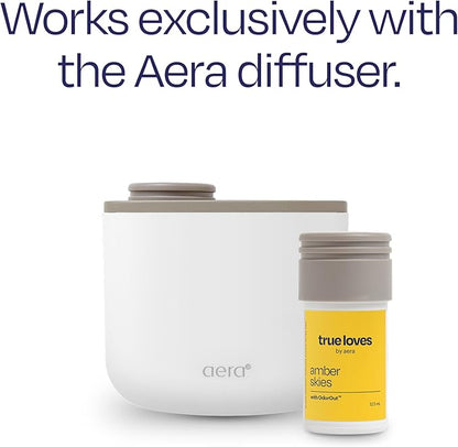 Aera True Loves Amber Skies - Deodorizing Home Fragrance Scent Refill for Pet Odor - Notes of Amber, Iris & Red Honeysuckle - 12.5mL - For Use With Aera Diffuser (Sold Separately)