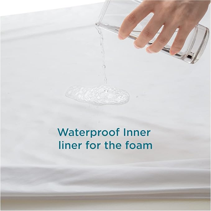 Bedsure Orthopedic Dog Beds Large Sized Dog - Washable Large Dog Cat Bed Waterproof, Comfort Dogs Couch Sofa with Washable Removable Cover, Pet Bed with Nonskid Bottom, Hazel, 35"-Mewly Pet