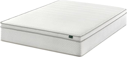ZINUS 12 Inch Foam and Spring Hybrid Mattress [New Version], Full, Fiberglass Free, Medium Firmness, Durable Support, Certified Safe Foams & Fabric, Mattress in A Box