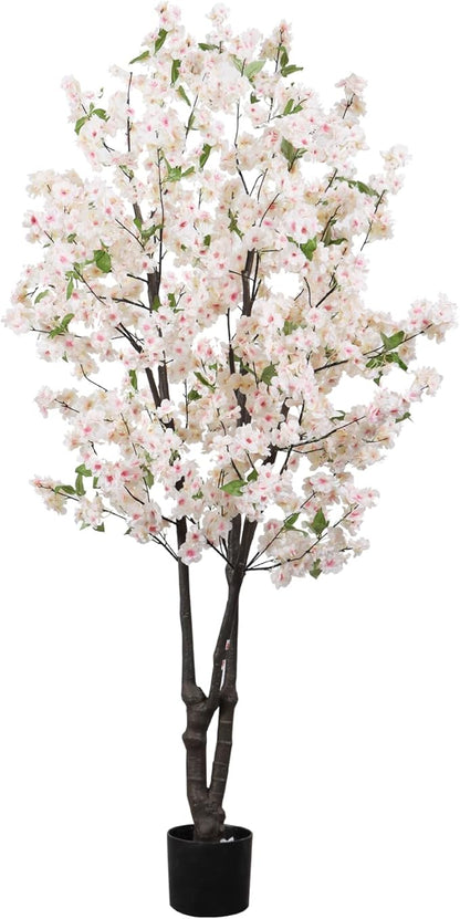 Artificial Cherry Blossoms Tree Bedroom Trees Indoor Faux Cherry Blossom Tree for Home Decor