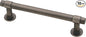 Franklin Brass - Francisco Heirloom Silver Cabinet Handles 4 Inch (4") Hole Center Pulls | Easy Install, Durable Hardware for Kitchen Cabinet Door, Drawers, Dresser Pull, Furniture (10 Pack)