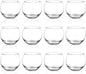 12pcs Clear Glass Tealight Candle Holder, Round Votive Candle Holders, Small Bowl Candle Holder Bulk for Wedding Table Centerpieces Home Decor