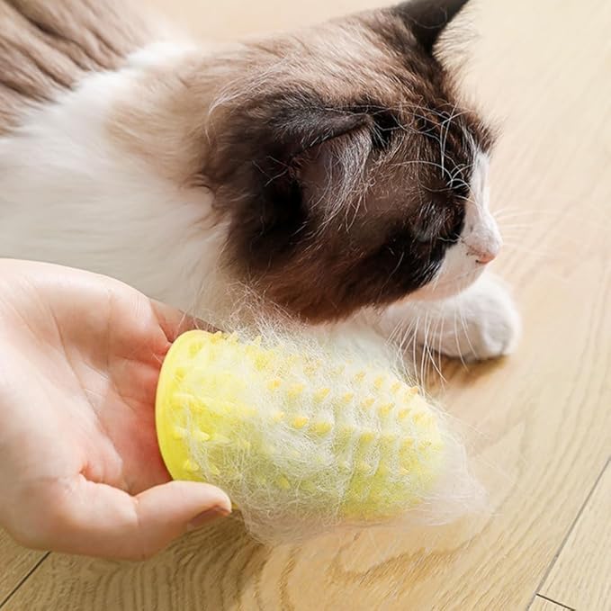 4PCS Cat Self-Groomer, Indoor Cat Brush, Adjustable Silicone Self-Cleaning Massage Tool for Dogs and Cats Scrubbing, Bathing, Massage, Hair Cleaning-Mewly Pet