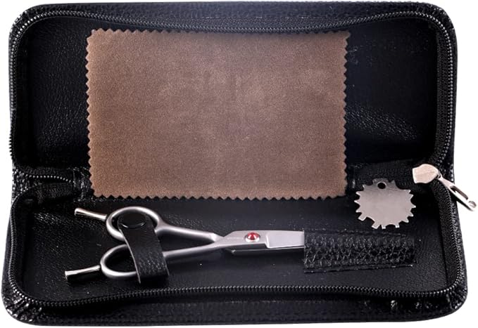 4.5" Curved Dog Scissors for Grooming Face and Paws with Safety Round Tip for Small Dogs Face Paw Ears Trimmer Professional Small Cat Grooming Shears (4.5" Curved, Gray)-Mewly Pet