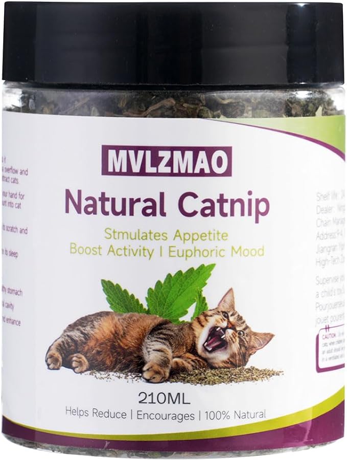 210ML Organic 100% Natural Catnip Cattle Grass Mint Taste Funny Cat Toy New Cat Toy Interactive Cat Toys Pet Supplies-Mewly Pet