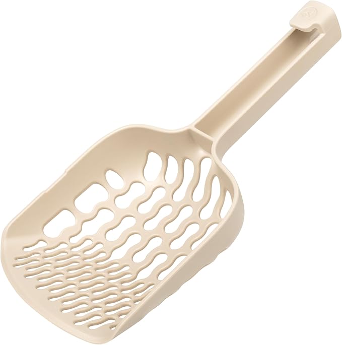 Lady N - Infinity Cat Litter Scoop: Easy Sifting with 8-Shaped Hole Design for Tofu Cat Litter and Clay Litter, Durable ABS Plastic Litter Scoop-Mewly Pet