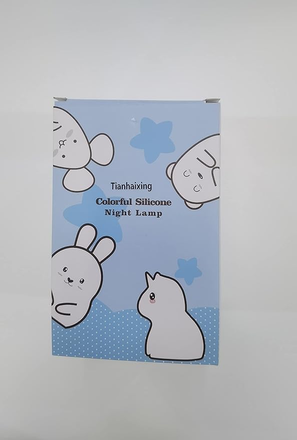Animal-Shaped Big Night Light for Children/Adults, Rechargeable LED Soft Silicone (BPA Free) Bedside Lamp, Adjustable Brightness and 9 Colors by Touch Control & Remote Control (Big Owl)