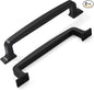 Khtumeware 2 Pack 5 Inch Drawer Handles - Matte Black Cabinet Pulls for Cupboards