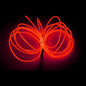 MaxLax EL Wire Red, 9.8ft/3m Portable Battery Pack Neon Light Strip 360° Cuttable Glowing Rope Lights for Parties, Halloween, DIY Decoration