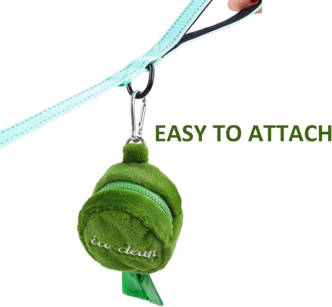 ECO-CLEAN Dog Poop Bags with 3 Bags Left Indicator - 360 Count Extra Thick and Leak Proof Pet Waste Bags with 1 dispenser, Unscented-Mewly Pet