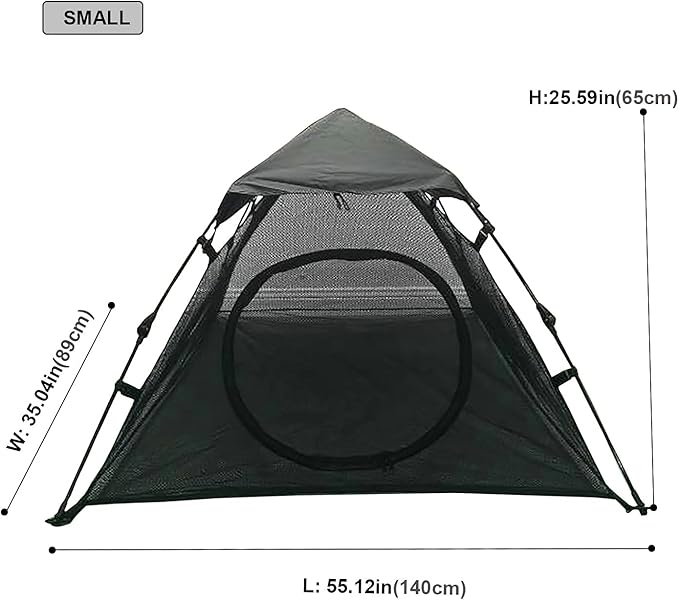 Portable Large Pop Up Pet Cat Tents Enclosures House for Outside Patio Indoor for Cat Puppy Rabbit Small Animals,Quick Opened,Independent or can be Connected to Tunnels-Mewly Pet