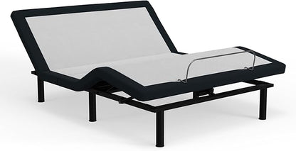 Blissful Nights King e3 Adjustable Bed Base Frame with Head and Foot Incline, Wireless Remote Control, Easy Assembly, and 10 Year Warranty