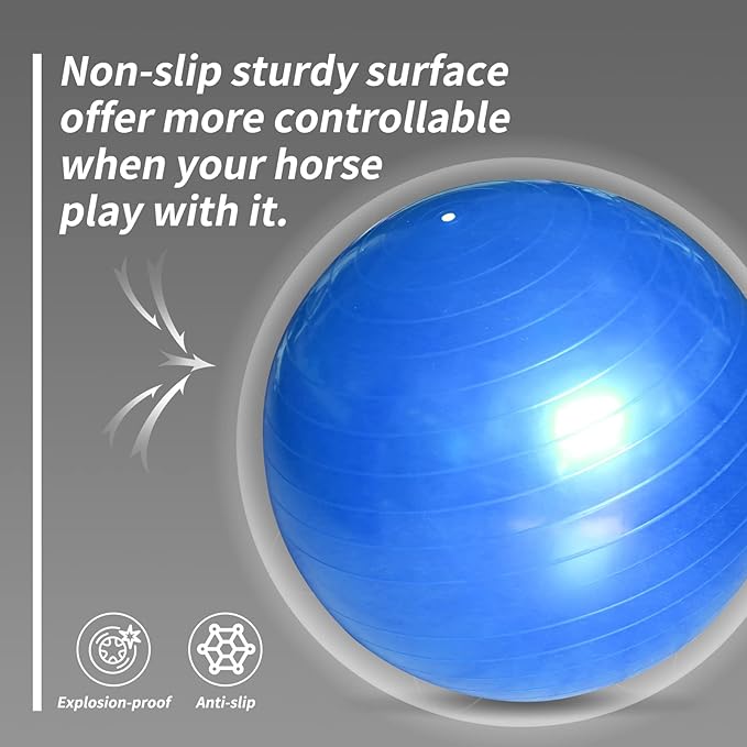 17 Inch Horse Play Ball - Anti-Burst Herding Ball for Play & Training-Mewly Pet