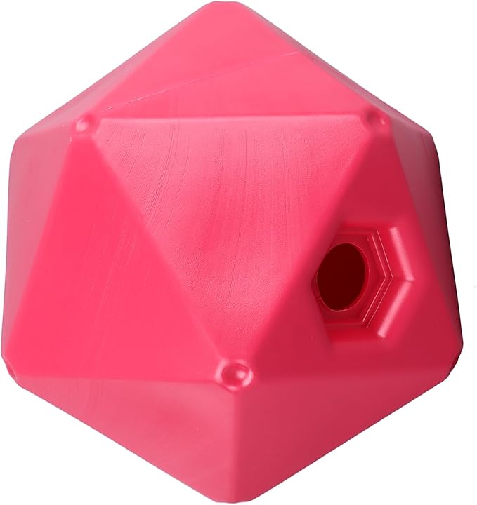 Horse Treat Ball Fun Polygon Slow Feed Hay Ball Horse Play Toy Ball Feeder Chasing Herding Entertainment PE Material-Mewly Pet