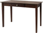 Winsome Rochester Console Table with Drawer, for Living Room, Hallway, Bedroom, 29", Antique Walnut