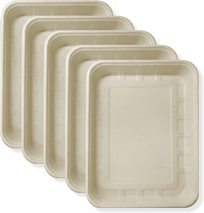 Disposable Small Litter Boxes for Cats, Litter Box for Recovery, Kitten Travel Tray, Shallow, Low-Entry Litterbox for Senior Cats (5-Pack)-Mewly Pet