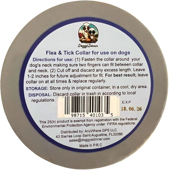 Flea and Tick Collar for Dogs, Cats – Natural Essential Oils – Long-Lasting 8 Month Protection – Waterproof, Adjustable – Safe for Puppies, Kittens, Sensitive Skin-Mewly Pet