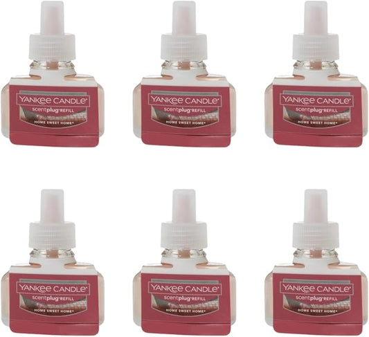 Yankee Candle Scent Plug Refill, Home Sweet Home (Pack of 6)